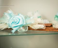 Bomboniere Gatti e Figli - Sacchettino tiffany con cannella