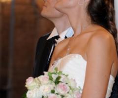 Sposi durante la celebrazione