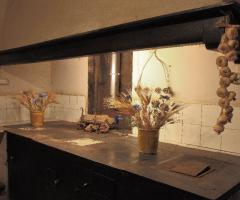 L'antica cucina perfettamente conservata