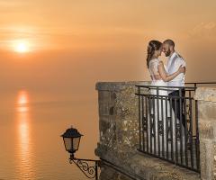 Antonio De Marco Fotografo - Un tramonto romantico per gli sposi