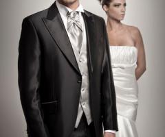 Abito da sposo e da sposa dell'Atelier Sposissimi&Co