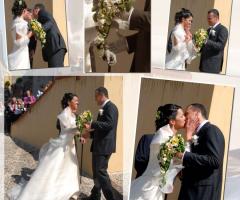 Composit foto degli sposi