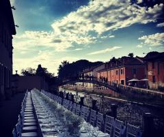 La Primavera di Airoldi - L'allestimento del tavolo imperiale