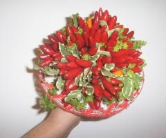 Bouquet di peperoncini per la sposa