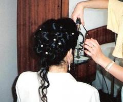 Acconciatura sposa capelli raccolti