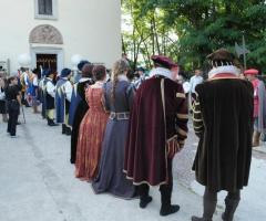 Costumi d'epoca per il ricevimento di matrimonio