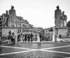 Sposi in Piazza del Campidoglio