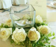 Dettaglio di un tavolo nuziale