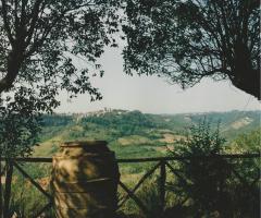 Vista su Civitella d'Agliano - Piantina di Villa Agliano