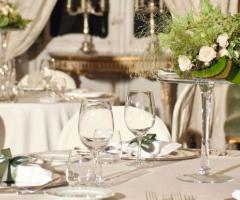 Villa Boscogrande - Mise en place in verde per le nozze