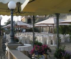 Ricevimento di matrimonio in terrazza