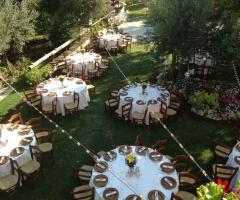 Ricevimento nuziale allestito all'aperto - Agriturismo Al Regio Tratturo