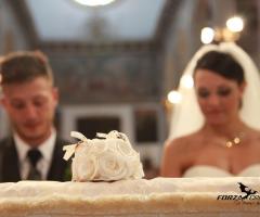 Foto degli sposi in chiesa