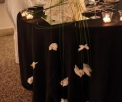 Fiori per il tavolo degli sposi