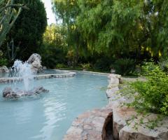 Villa Menelao - Piscina con fontana