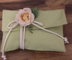 Sacchettino con rosa