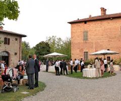 Celebrazione di un banchetto di nozze al Castello di Zena, a Carpaneto Piacentino