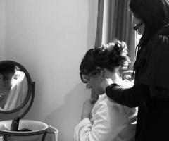 Foto dei preparativi della sposa