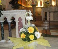 Addobbo floreale chiesa