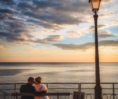 Emanuele Sorrentino PH - Gli sposi al tramonto