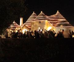 Grand Hotel La Chiusa di Chietri - La festa di nozze di notte