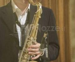 Sax per la musica al ricevimento di matrimonio