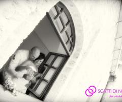 Foto degli sposi sfocata