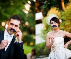 Photo Booth, Baffi Finti, Sposi, Sposa, Sposo, Alessandro Di Noia Fotografo