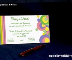 Partecipazione di nozze originale