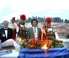 Ricevimento di matrimonio con centurioni