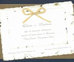 Invito ricevimento nuziale
