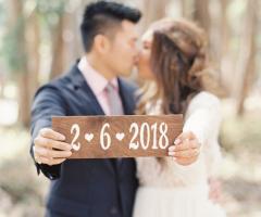 Photo Table Home Made - Data wedding per photo booth