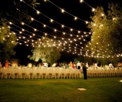 Tenuta Monacelli - La tavolata per il ricevimento serale