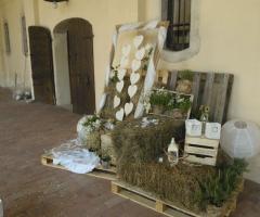 Allestimento tableau shabby chic