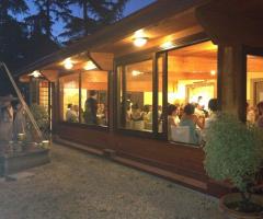 La sala del Podere La Branda