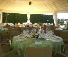 Gazebo esterno per ricevimenti nuziali