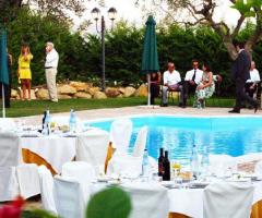 Ricevimento a bordo piscina