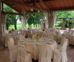 Il banchetto di matrimonio alla villa