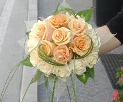 Bouquet di rose salmone