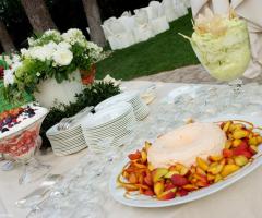 Corte di Torrelonga - Dettaglio del buffet di frutta e dolci