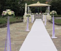 Addobbo floreale per la cerimonia Civile