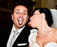 Fotografi di Matrimoni - Gli sposi si divertono