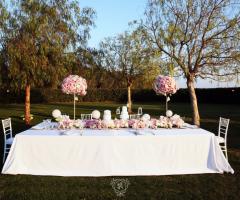 Borgorosa - Vista panoramica del tavolo all'aperto