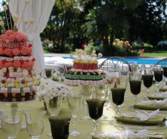 Centrotavola di cake pops per il matrimonio