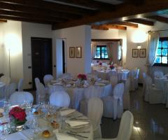 Sala interna per il ricevimento di matrimonio - Villa Repui