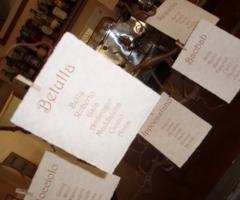 Tableau per il ricevimento di matrimonio