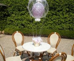 Mongolfiera ad elio da usare come centrotavola