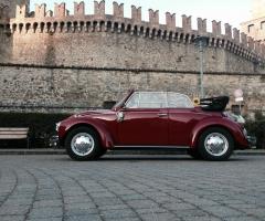 maggiolone rosso cabrio