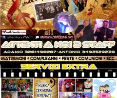 Attenti a noi 2 Staff - Un volantino della band