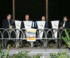 Il quartetto di sax si esibisce ad un matrimonio